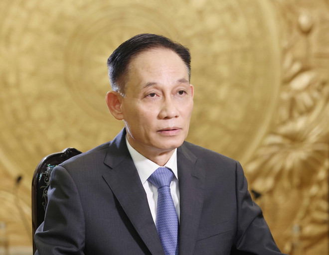 Trưởng Ban Đối ngoại Trung ương Lê Hoài Trung. (Ảnh: Phương Hoa/TTXVN) ttxvn_le_hoai_trung_resize.jpg