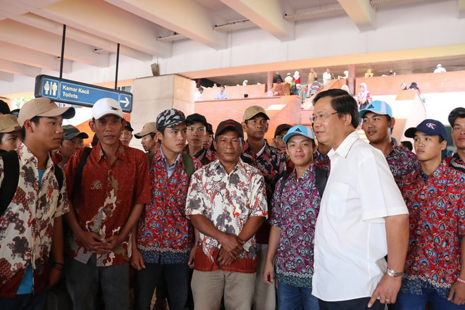 Indonesia làm thủ tục trao trả 42 ngư dân Việt Nam về nước ảnh 1