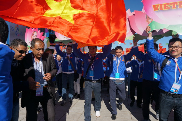 Đoàn Việt Nam gây ấn tượng tại Festival thanh niên, sinh viên thế giới ảnh 2