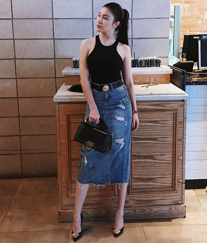 Mãn nhãn với loạt street style khoe chân dài eo thon của mỹ nhân Việt ảnh 10