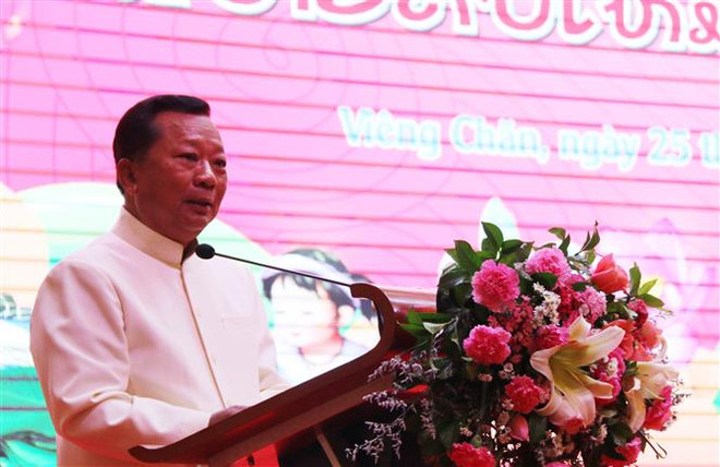 Đại sứ quán Việt Nam tại Lào tổ chức tiệc mừng xuân Kỷ Hợi 2019 ảnh 3