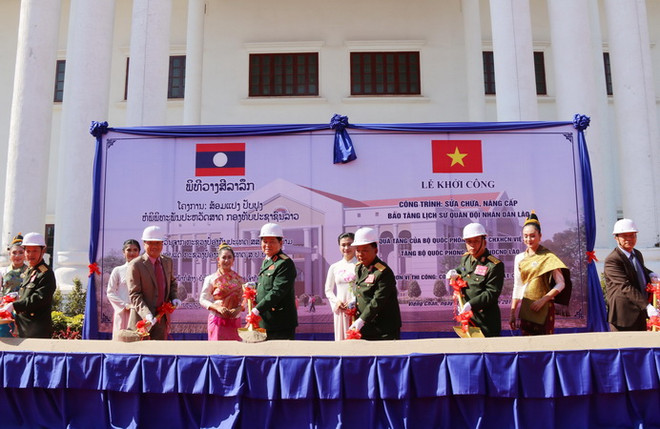 Bộ Quốc phòng Việt Nam giúp nâng cấp Bảo tàng Lịch sử Quân đội Lào ảnh 1