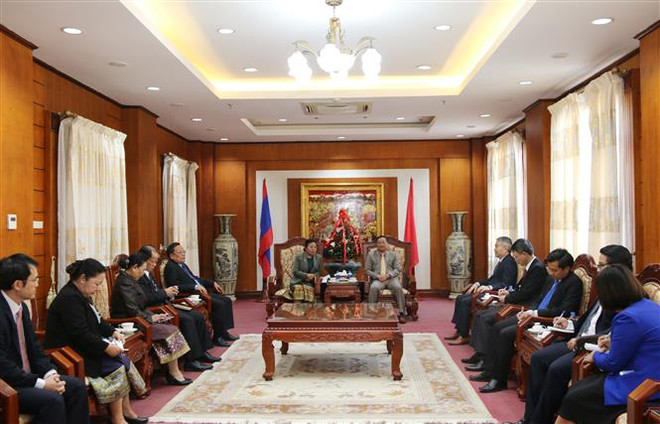 Lãnh đạo Lào chúc mừng 89 năm ngày thành lập Đảng Cộng sản Việt Nam ảnh 2