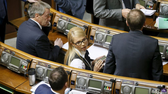 Ukraine: Đảng của bà Tymoshenko rời bỏ liên minh cầm quyền ảnh 1