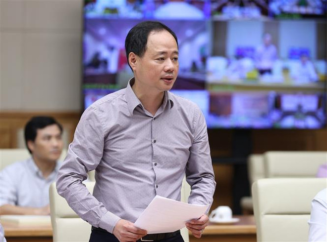Tổng cục trưởng Tổng cục Khí tượng Thủy văn Trần Hồng Thái. (Ảnh: Dương Giang/TTXVN) Chức năng, nhiệm vụ, cơ cấu tổ chức của Tổng cục Khí tượng Thủy văn ảnh 1