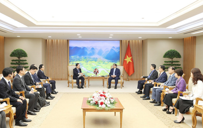 Thủ tướng tiếp Tổng Giám đốc phụ trách tài chính Tập đoàn Samsung ảnh 1