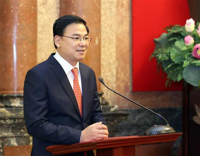 Thứ trưởng Bộ Ngoại giao Phạm Quang Hiệu. (Ảnh: Thống Nhất/TTXVN) Niềm tin, lòng tự hào dân tộc của kiều bào không ngừng được củng cố ảnh 3