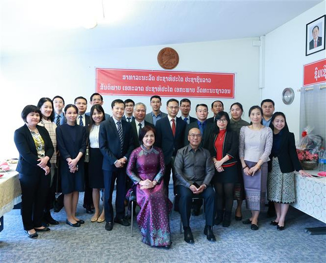 Thắt chặt tình hữu nghị giữa phái đoàn Việt Nam-Lào tại Geneva ảnh 2