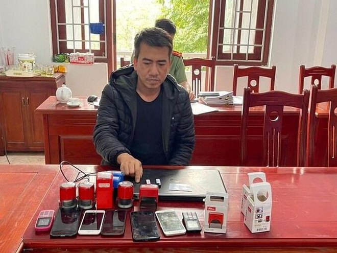 Đối tượng Trần Như Trung trong đường dây mua bán hóa đơn. (Nguồn: Công an cung cấp) Triệt phá đường dây mua bán hóa đơn trị giá gần 4.000 tỷ đồng ảnh 1