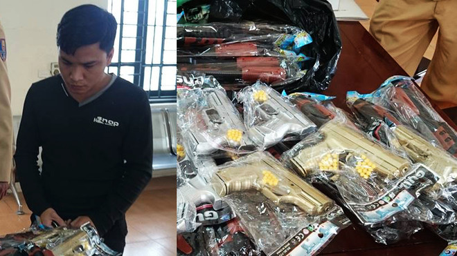 Bị dừng xe vì vi phạm luật giao thông, lộ tẩy hành vi mang hàng cấm ảnh 1