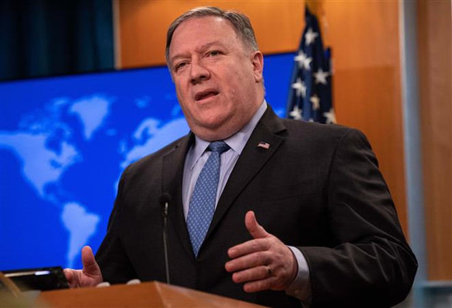 Ngoại trưởng Mỹ Mike Pompeo. (Nguồn: AFP/TTXVN) Mỹ trừng phạt các công ty của Nga và Trung Quốc liên quan đến Iran ảnh 1