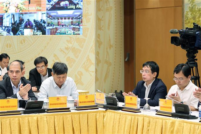 Các đại biểu tham dự Hội nghị. (Ảnh: Thống Nhất/TTXVN) 'Chính phủ phải nhận lỗi đầu tiên trong hệ thống xây dựng pháp luật' ảnh 2