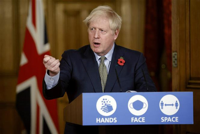 Thủ tướng Anh Boris Johnson. (Nguồn: AFP/TTXVN) Anh cảnh báo nguy cơ không đạt được thỏa thuận thương mại với EU ảnh 1