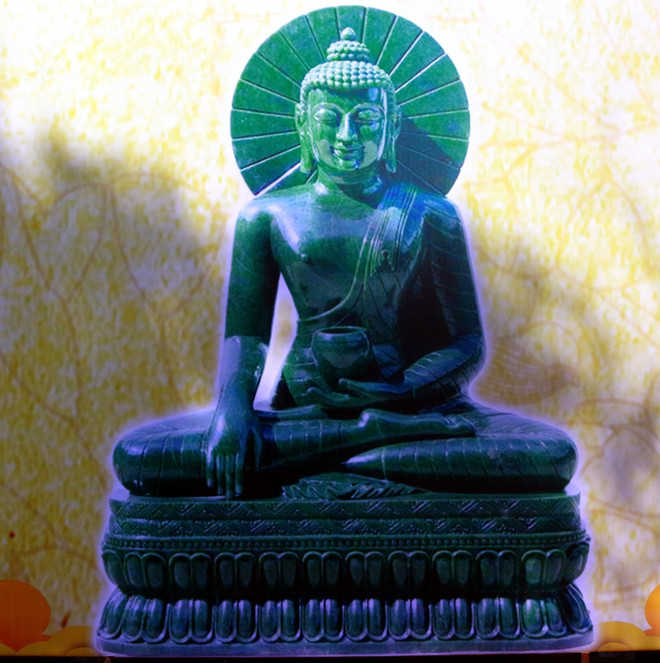 Quảng Ninh: Cung rước tượng Phật bằng ngọc nguyên khối nặng 3,8 tấn ảnh 2