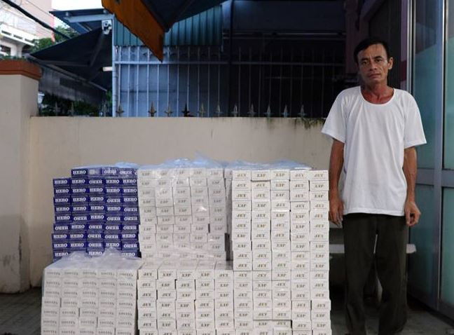 Kiên Giang: Phát hiện vụ vận chuyển thuốc lá lậu quy mô lớn ảnh 1