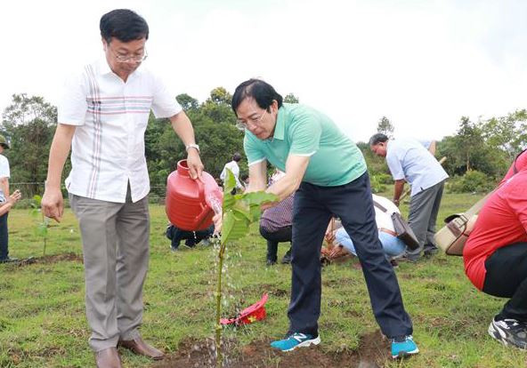 Hội Nhà báo Việt Nam trồng 3.300 cây xanh tại Bình Phước ảnh 1