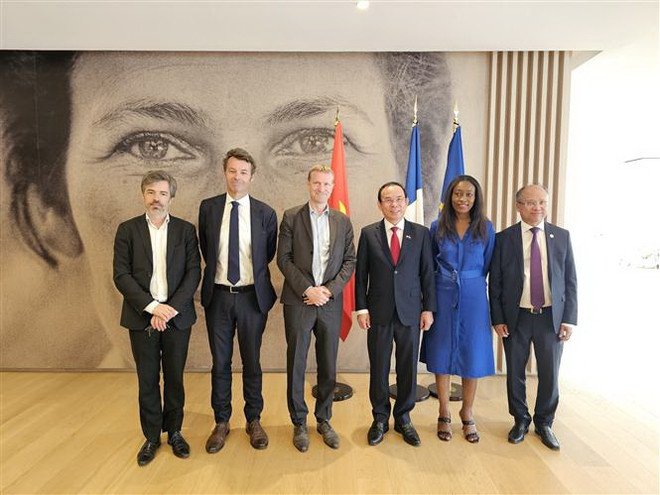 Bí thư Thành ủy Thành phố Hồ Chí Minh làm việc với doanh nghiệp Pháp ảnh 2