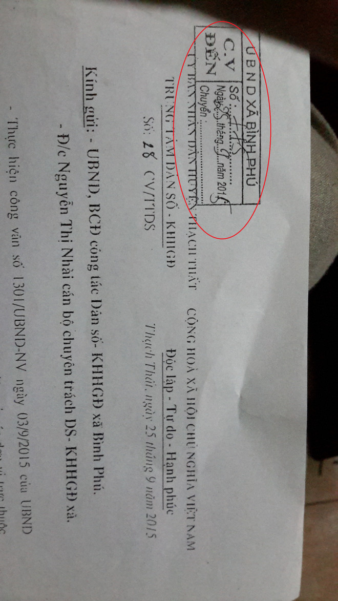 Bài 6: Đường đi kỳ lạ của công văn trả lời dân tại huyện Thạch Thất ảnh 4