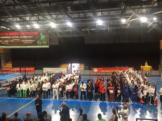 Khai mạc Cúp thế giới võ cổ truyền Việt Nam tại Marseille ảnh 1