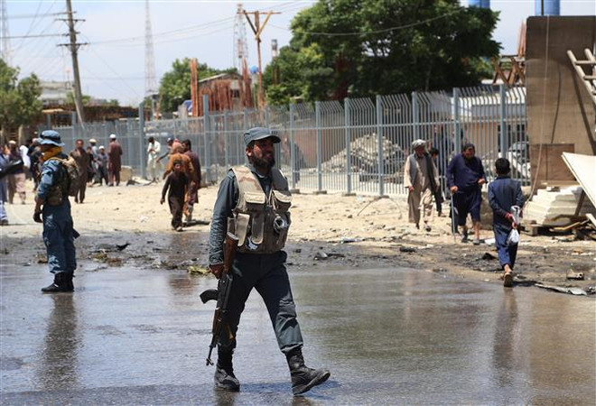 Lực lượng an ninh Afghanistan. (Nguồn: THX/TTXVN) Afghanistan mở nhiều chiến dịch quy mô lớn truy quét Taliban ảnh 1