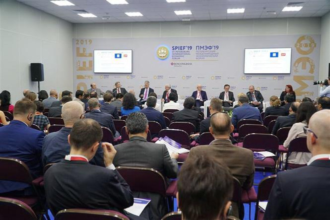 TTXVN tham dự Diễn đàn Kinh tế Quốc tế Saint-Petersburg 2019 ảnh 1