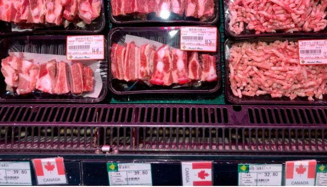 Phát hiện chất cấm, Trung Quốc ngừng nhập khẩu thịt lợn từ Canada ảnh 1