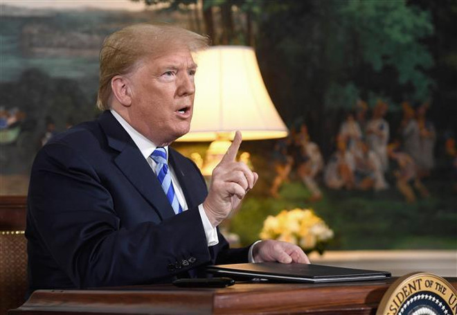 Tổng thống Mỹ Donald Trump. (Nguồn: AFP/TTXVN) Nước Mỹ - 'hạt nhân' của các cuộc xung đột kinh tế và chính trị ảnh 1