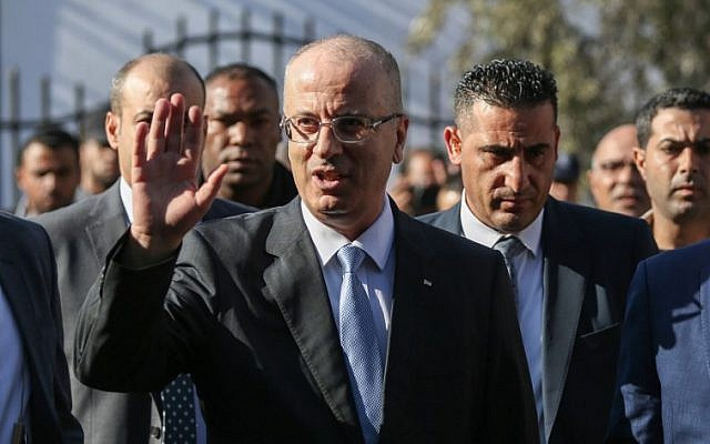 Nổ gần đoàn xe chở Thủ tướng Palestine Rami Hamdallah tại Gaza ảnh 1