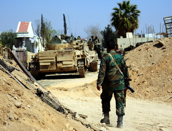 SOHR: Quân đội Syria giành lại thị trấn quan trọng ở Đông Ghouta ảnh 1