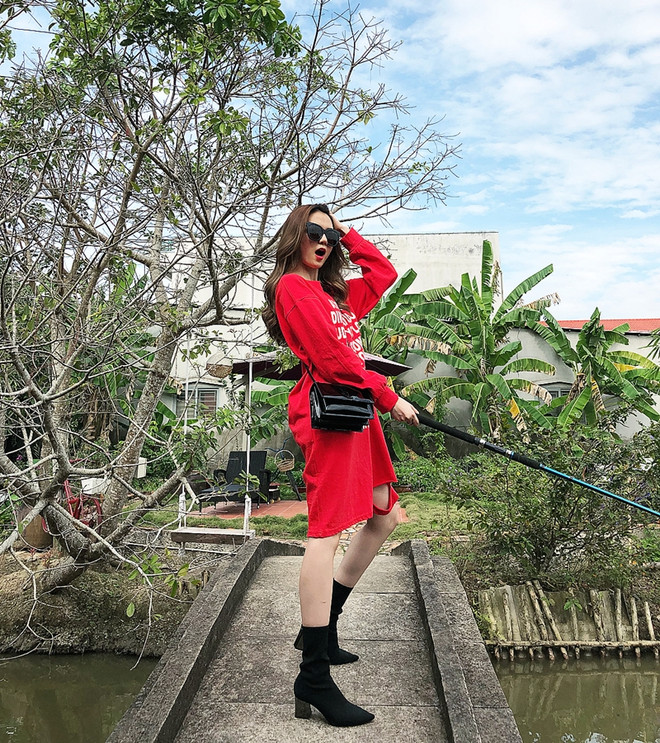 Dàn mỹ nhân Việt “nhuộm đỏ” trên sàn diễn đường phố ảnh 1