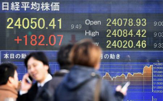Chứng khoán trên thị trường châu Á tăng điểm phiên đầu tuần ảnh 1