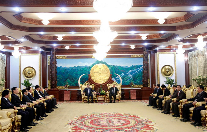 Lào đánh giá cao sự hợp tác giữa Bộ Công an Việt Nam và Bộ An ninh Lào ảnh 1