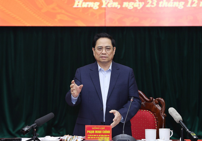 Thủ tướng Phạm Minh Chính làm việc với lãnh đạo tỉnh Hưng Yên ảnh 3