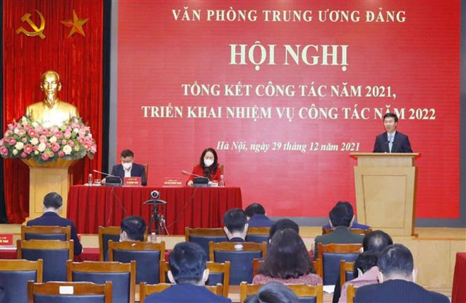Văn phòng Trung ương Đảng triển khai nhiệm vụ công tác năm 2022 ảnh 1