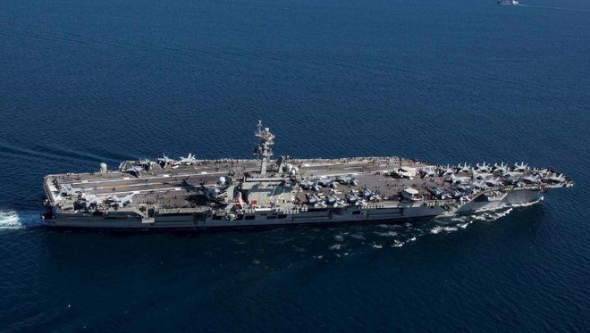 Tàu sân bay Mỹ đi qua kênh đào Suez giữa lúc căng thẳng với Iran ảnh 1