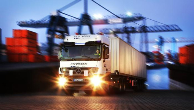 Đức chính thức sử dụng xe tải điện vận chuyển container ảnh 1