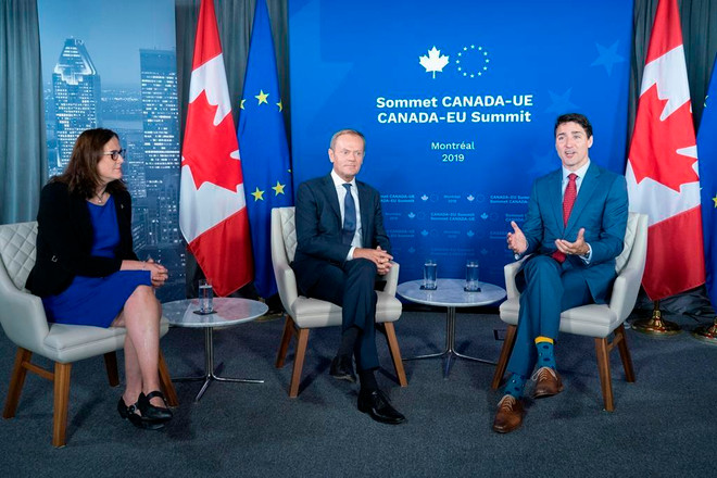 CETA là chủ đề 'nóng' tại Hội nghị thượng đỉnh EU-Canada ảnh 1
