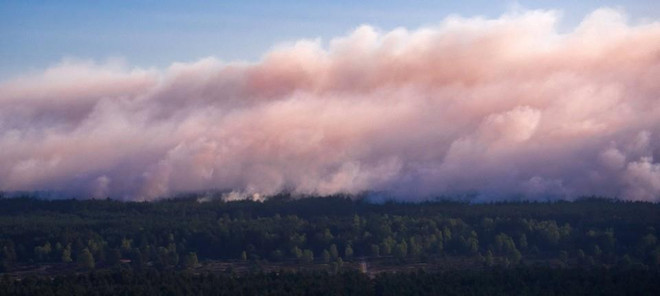 Hàng trăm người phải sơ tán do cháy rừng bùng phát tại Đức ảnh 1