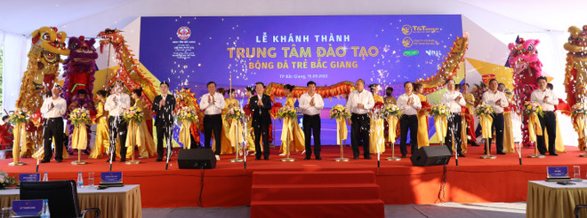 Hà Nội FC khánh thành trung tâm đào tạo bóng đá trẻ tại Bắc Giang ảnh 1