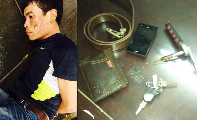 Người dân “tác chiến” bắt gọn trộm xe máy giữa trời mưa gió ảnh 1