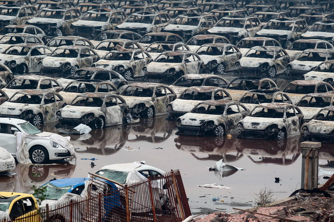 Vụ nổ Thiên Tân có thể “hãm phanh” thị trường ôtô Trung Quốc ảnh 1