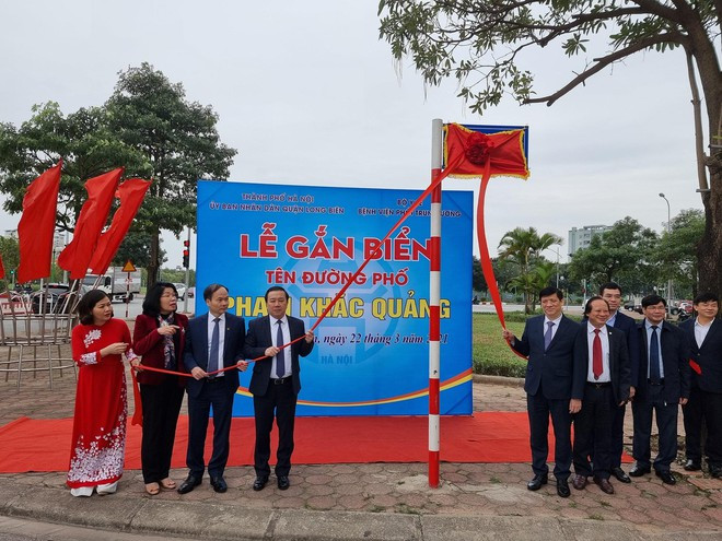 Hà Nội có tuyến phố mang tên Giáo sư, bác sỹ Phạm Khắc Quảng ảnh 1