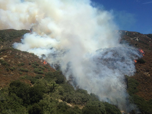 Hàng nghìn người phải sơ tán do cháy rừng ở California ảnh 1