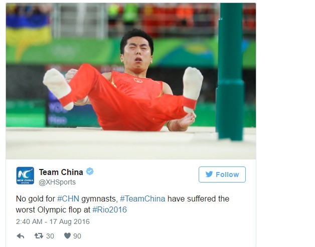 "VĐV Trung Quốc nợ người đóng thuế vì thất bại ở Olympic" ảnh 1