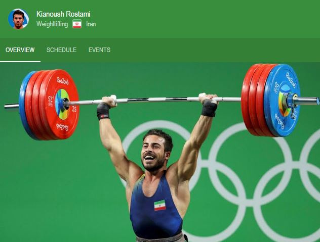 Vận động viên cử tạ của Iran lập kỷ lục thế giới mới tại Olympic Rio ảnh 1
