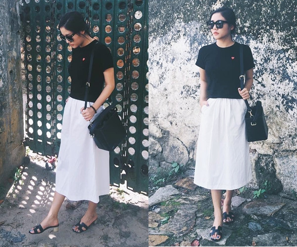 Gam màu tối được các mỹ nhân Việt chưng diện trong tuần qua ảnh 7