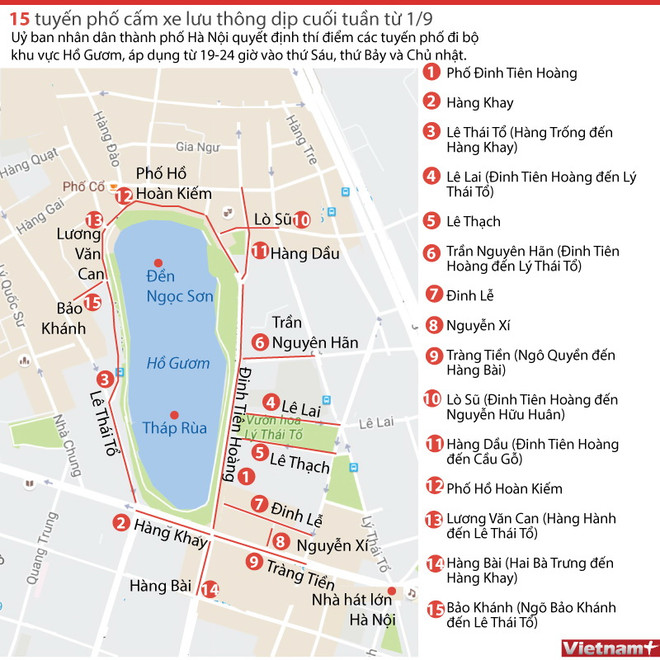 Công an Hà Nội ra quân bảo đảm an ninh cho phố đi bộ Hồ Hoàn Kiếm ảnh 1