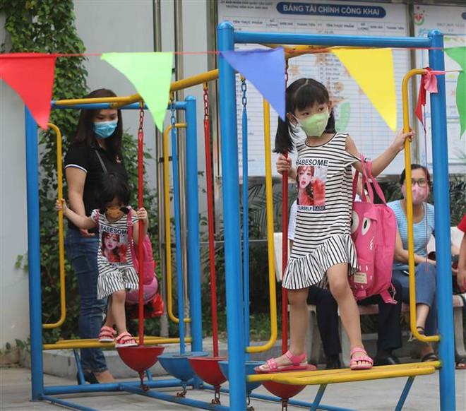 (Ảnh minh họa: Thanh Tùng/TTXVN) Đau đầu tìm 'sân chơi cho trẻ em' trong mùa nghỉ Hè chống dịch ảnh 1