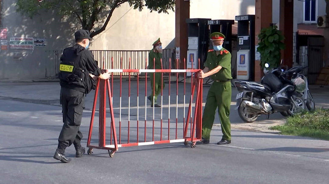 [Photo] Bắc Ninh cách ly xã hội đối với huyện Thuận Thành ảnh 4
