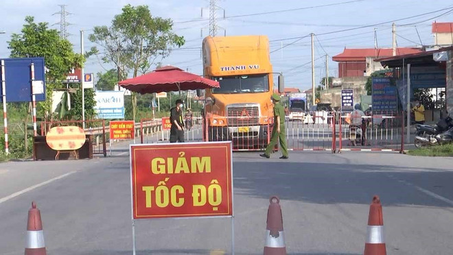 [Photo] Bắc Ninh cách ly xã hội đối với huyện Thuận Thành ảnh 1